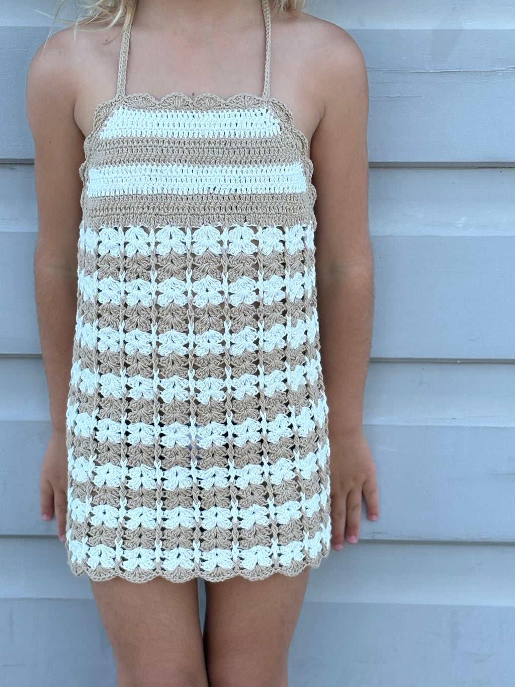 Mermaid Crochet Dress & Hat